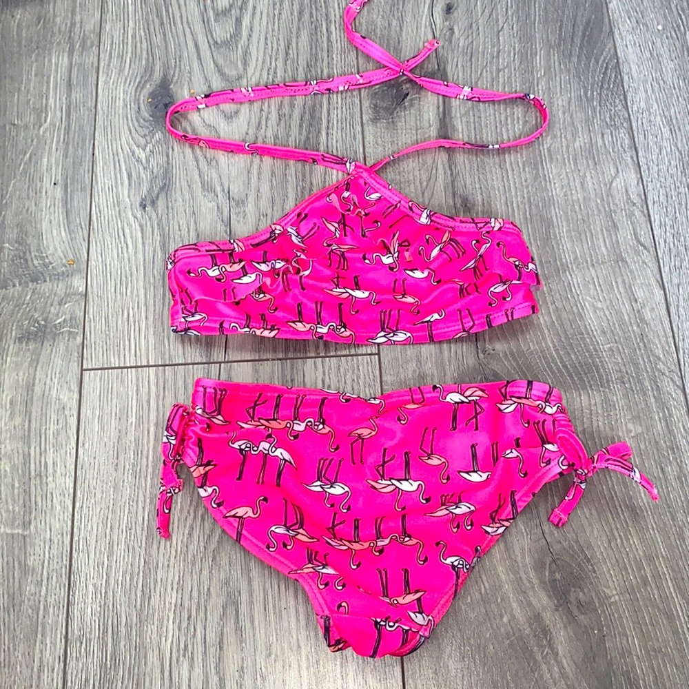 (6) girls 2 piece swimsuit